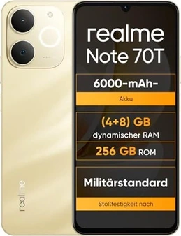 Realme Note 70T 256GB Beach Gold