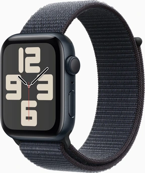 Apple Watch SE (2022) (GPS) 44mm midnight with Sports Loop ink