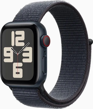 Apple Watch SE (2022) (GPS + cellular) 40mm midnight with Sports Loop ink