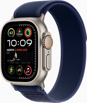 Apple Watch Ultra 2 nature with Trail Loop M/L blue