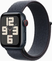 Apple Watch SE (2022) (GPS + cellular) 40mm midnight with Sports Loop ink