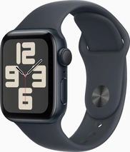 Apple Watch SE (2022) (GPS) 40mm midnight with sport wristlet S/M midnight