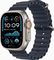 Apple Watch Ultra 2 nature with Ocean Wristlet Marine