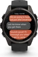 Garmin Fenix 8 43mm Sapphire carbon grey/black-pebble grey silicone
