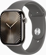Apple Watch Series 10 (GPS + cellular) 46mm Titan nature with sport wristlet M/L stone grey