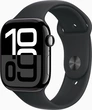 Apple Watch Series 10 (GPS + cellular) 46mm aluminium diamond black with sport wristlet S/M black
