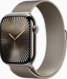 Apple Watch Series 10 (GPS + cellular) 46mm Titan nature with Milanaise-Wristlet S/M nature