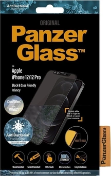 PanzerGlass Edge-to-Edge case Friendly & Dual Privacy & CamSlider для Apple iPhone 12 Pro/iPhone 12 black