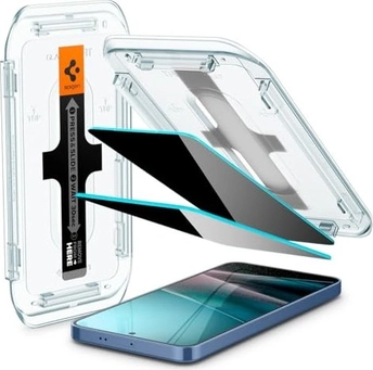Spigen glass.tR EZ Fit Privacy Screen Protector для Samsung Galaxy S25, 2-pack