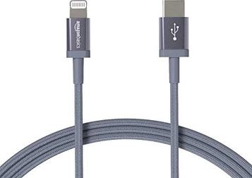 AmazonBasics USB-C-on-Lightning кабель 1.82m grey