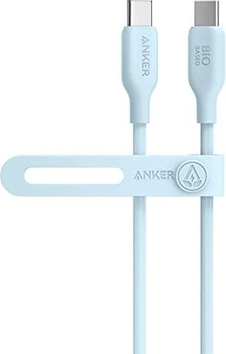 Anker 543 USB-C to USB-C кабель (bio-Based) 0.9m blue