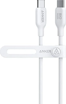 Anker 543 USB-C to USB-C кабель (bio-Based) 0.9m white