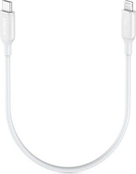 Anker Powerline III USB-C/Lightning кабель 0.3m white