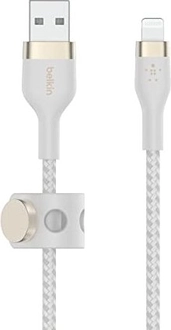 Belkin BoostCharge Pro Flex USB-A/Lightning кабель 1.0m white