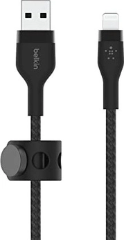 Belkin BoostCharge Pro Flex USB-A/Lightning кабель 3.0m black