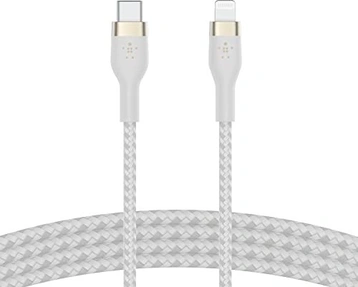 Belkin BoostCharge Pro Flex USB-C/Lightning кабель 2.0m white