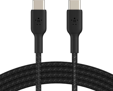 Belkin BoostCharge Braided USB-C to USB-C 1.0m black