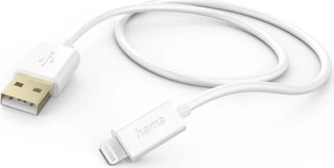 Hama кабель для зарядки USB-A/Lightning 1.5m white