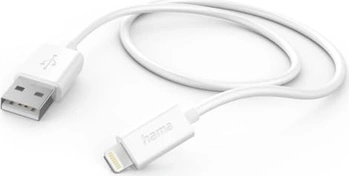 Hama кабель для зарядки USB-A/Lightning 1m white