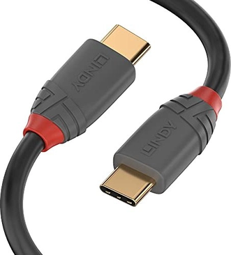 Lindy 3m USB 2.0 type C кабель 3A Anthra Line