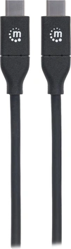 Manhattan USB 2.0 type C-connection кабель 2.0m black