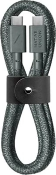 Native Union Belt кабель USB-C/USB-C Slate Green