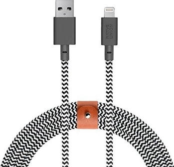 Native Union Belt кабель XL USB-A/USB-C zebra