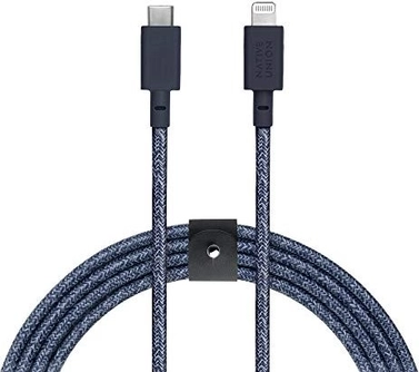 Native Union Belt кабель XL USB-C/Lightning Indigo