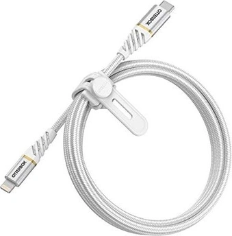Otterbox USB-C/Lightning кабель-адаптер Premium 1.0m white