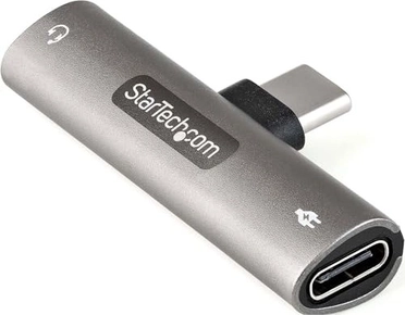 StarTech USB-C audio- & для зарядного адаптера3.5mm jack black