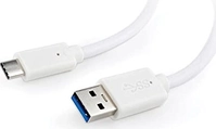 Gembird USB 3.0 AM to Type-C кабель (AM/CM) 1.8m white