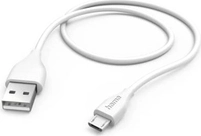 Hama кабель для зарядки USB-A/micro USB 1.5m white