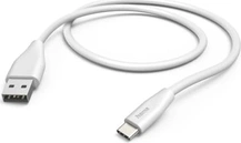 Hama кабель для зарядки USB-A/USB-C 1.5m white