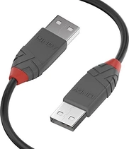 Lindy 0.5m USB 2.0 type A кабель Anthra Line