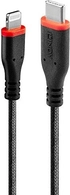Lindy 0.5m sturdy USB type C an Lightning кабель black