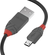 Lindy 1m USB 2.0 type A an micro-B кабель Anthra Line