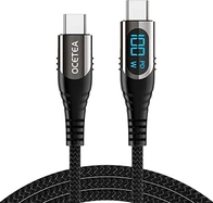Ocetea USB-C to USB-C кабель 100W 1m black