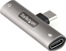 StarTech USB-C audio- & для зарядного адаптера3.5mm jack black