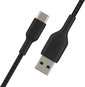 Belkin BoostCharge Braided USB-C to USB-A 2.0m black