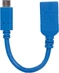Manhattan SuperSpeed USB-C connection кабель USB 3.2 Gen 1 type C-plug type A-socket 0.15m blue