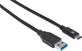 Manhattan USB 3.2 type-C Gen 2 кабель 0.5m black