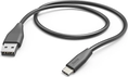 Hama кабель для зарядки USB-A/USB-C 1.5m black