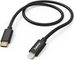 Hama кабель для зарядки fabric USB-C/Lightning 1.5m nylon black