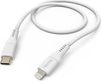 Hama кабель для зарядки flexible USB-C/Lightning 1.5m silicone white
