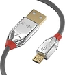 Lindy 1m USB 2.0 type A an micro-B кабель Cromo Line