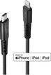 Lindy 2m sturdy USB type C an Lightning кабель black