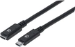 Manhattan SuperSpeed+ USB-C extension кабель 0.5m black