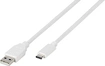 Vivanco USB Type-C/USB-A data and кабель для зарядки 0.5m white