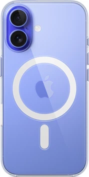 Apple clear case with MagSafe для iPhone 16 transparent
