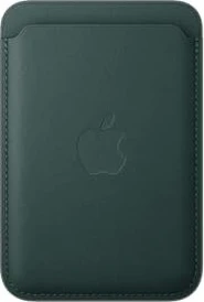 Apple iPhone Feingewebe wallet with MagSafe dark green